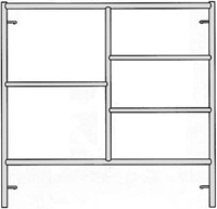 移動式足場用建わく